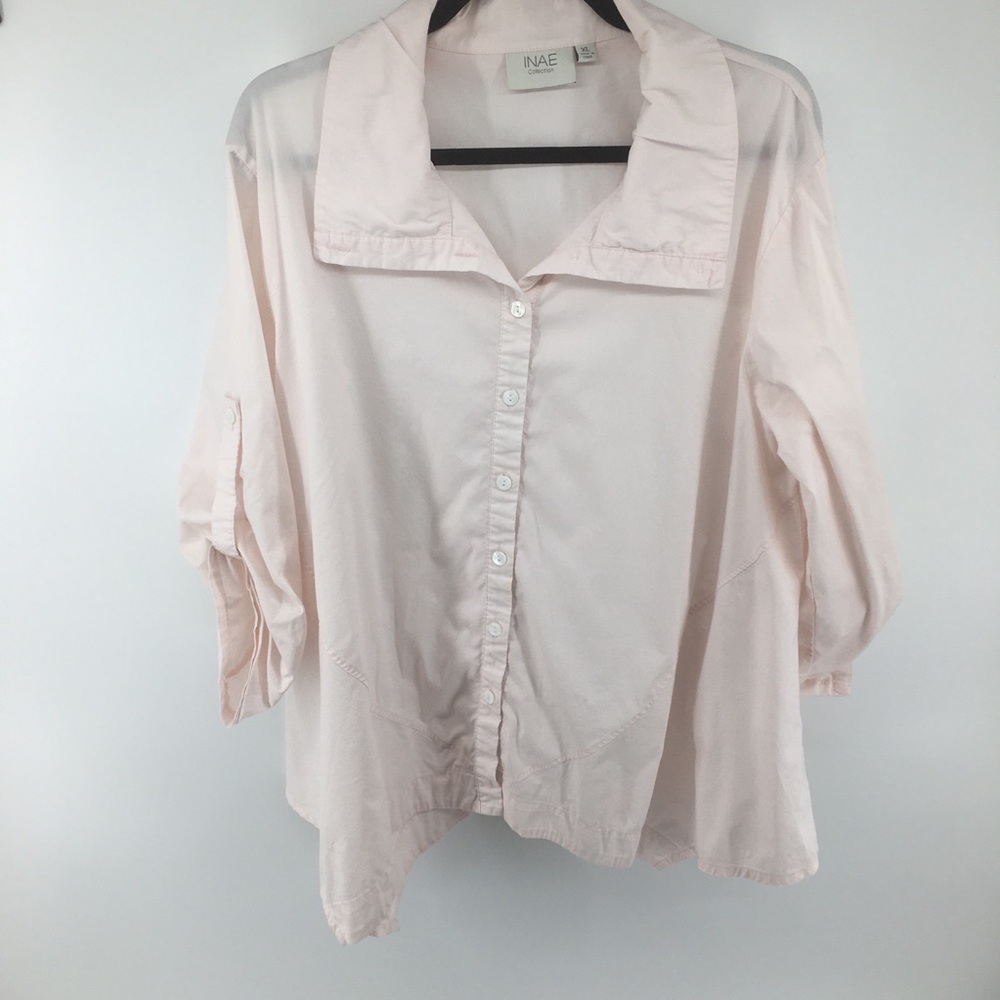INAE Collection Pink Button Down Shirt
